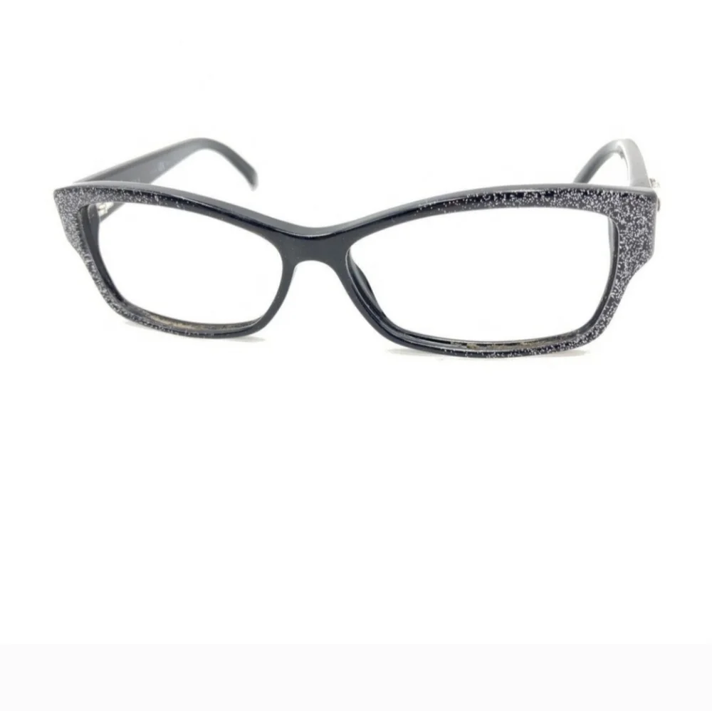 NWOT Gucci GG 3203 Yho Black Glitter  Rectangular Optical Frames Eyeglasses - Picture 5 of 12